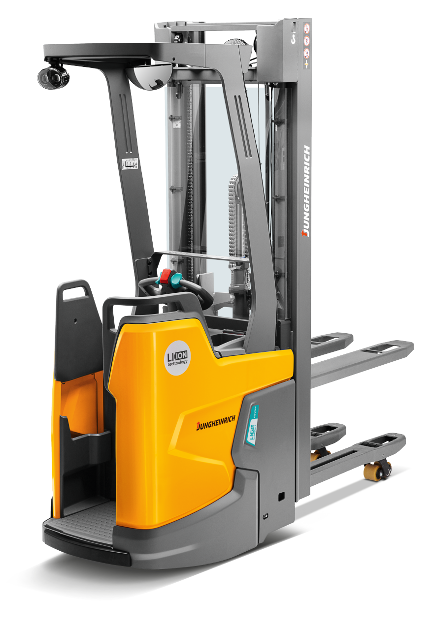 Electric Pedestrian Stacker with Support Arm Lift